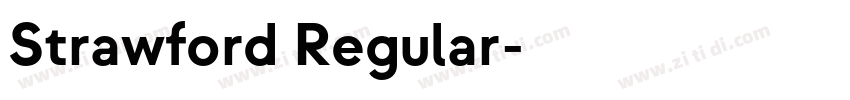Strawford Regular字体转换 Strawford Regular字体转换